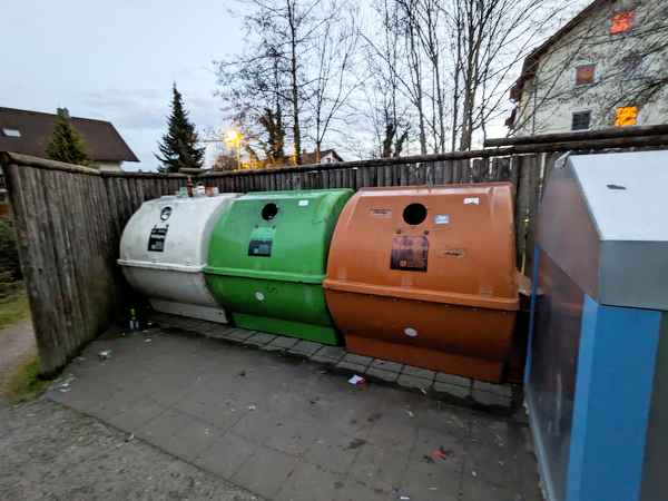 Glascontainer Kaufbeuren König-Rudolf-Straße