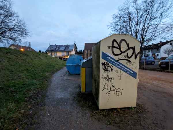 Glascontainer Kaufbeuren König-Rudolf-Straße