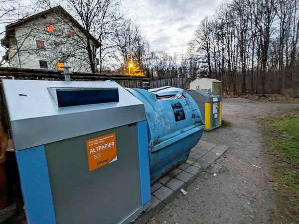 Glascontainer Kaufbeuren König-Rudolf-Straße